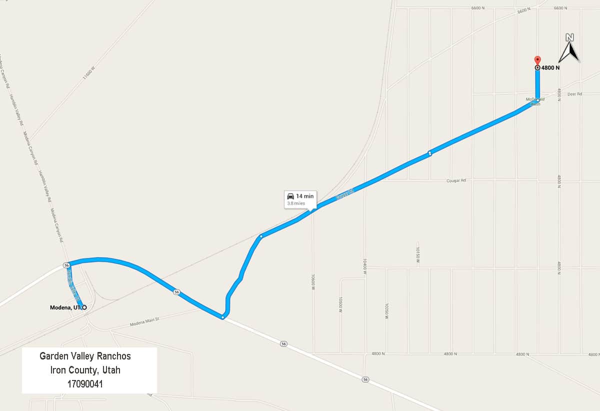 Garden Valley Ranchos Lot 578, 2.27 acres in Iron County, Utah (photo 1 of 8)